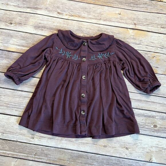 Kate Quinn Organic Embroidered Bamboo Collection Dress 12-18 Months - Picture 2 of 6